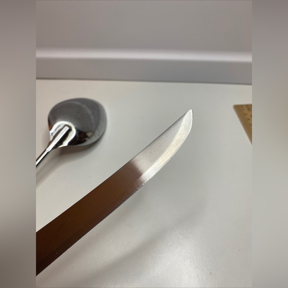 Vintage Ekco Knife 8” Blade Slicer And Two Servings Spoon - Picture 12 of 16